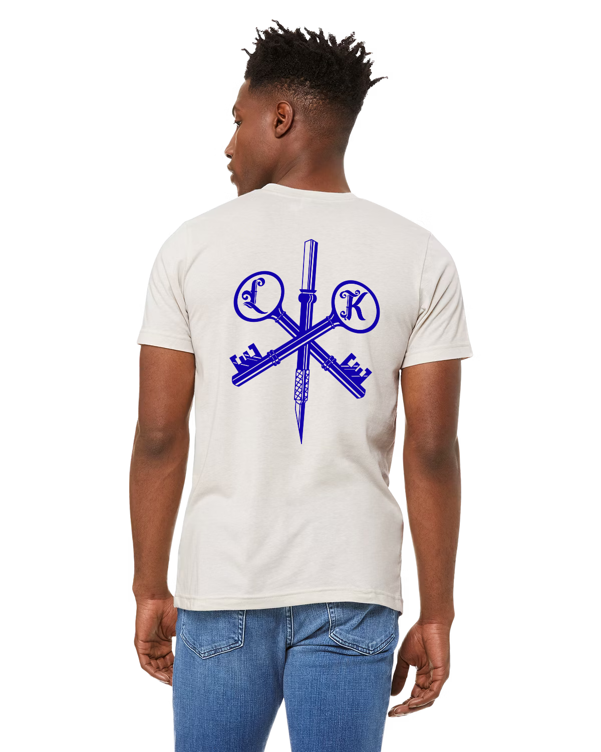 Lost.Keys Cement Blue Shirt